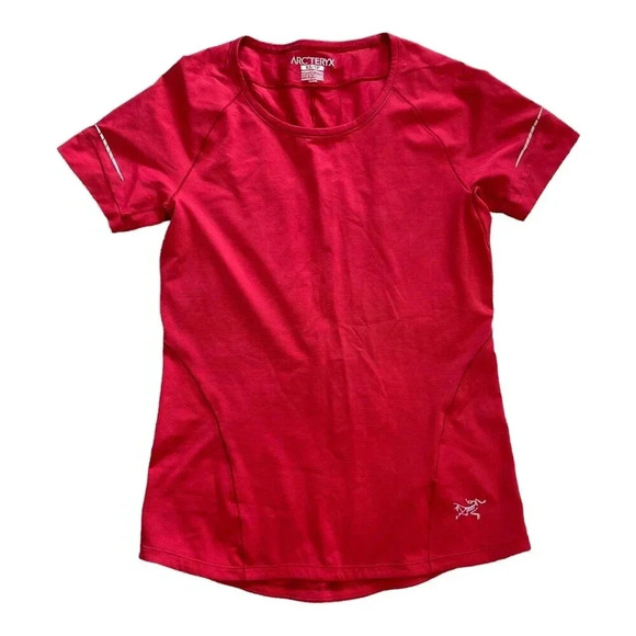 Arc’teryx Red Motus Crew SS Athletic T-shirt XS - Picture 1 of 3